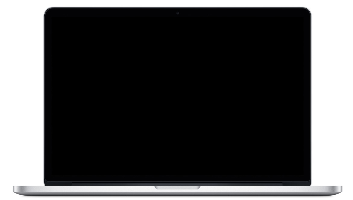 macbook black screen no power